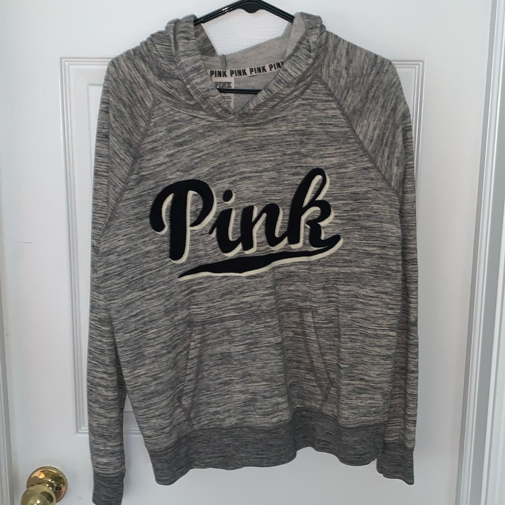 PINK hoodie.